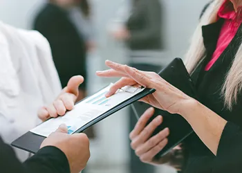 Presenting a file to someone