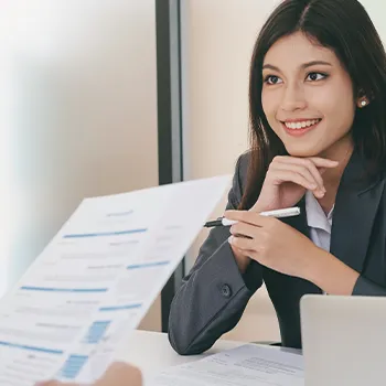 An interview with a registered agent