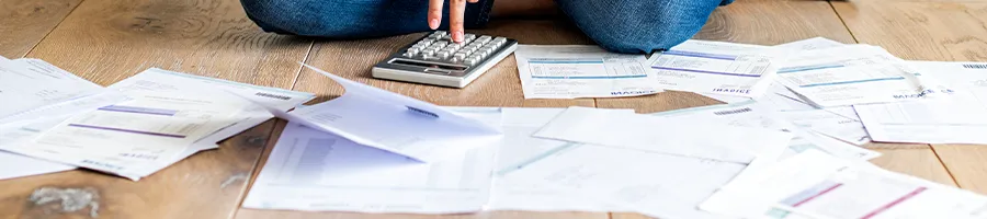 Files scattered on the floor