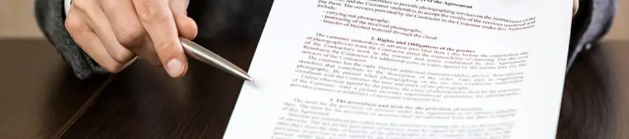 Pointing at a document