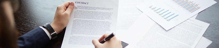 Top view of contracts needed