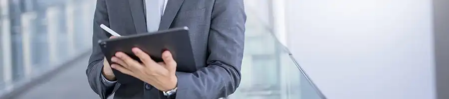 Listing on a tablet device