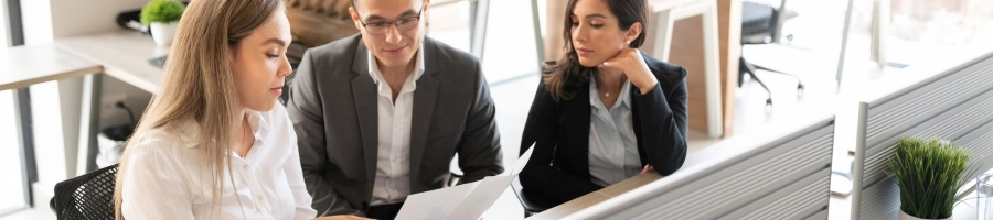 Group of registered agents discussing