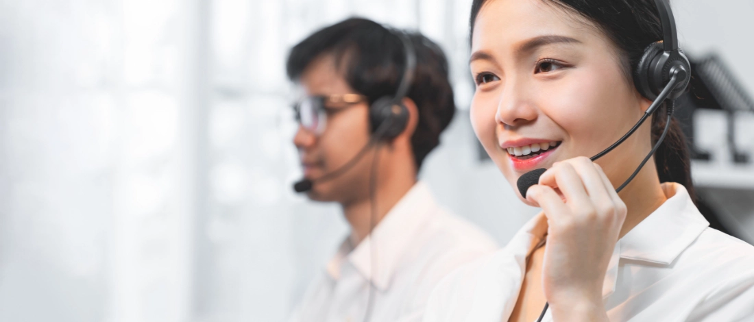 Registered agent for a corporation on the phone