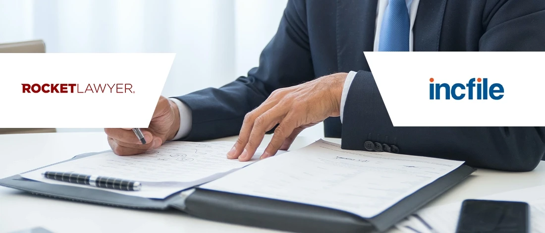 Venture Smarter | Rocket Lawyer vs Bizee (2024 Comparison) Checking documents for RocketLawyer and IncFile